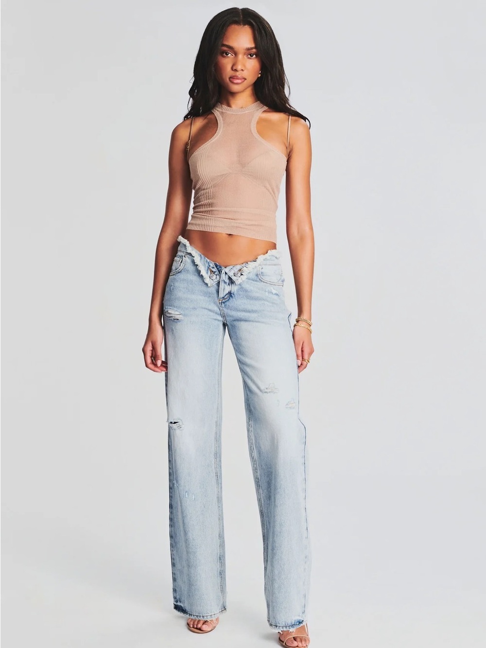 NWT SER.O.YA Kori Jeans in Skylight Color